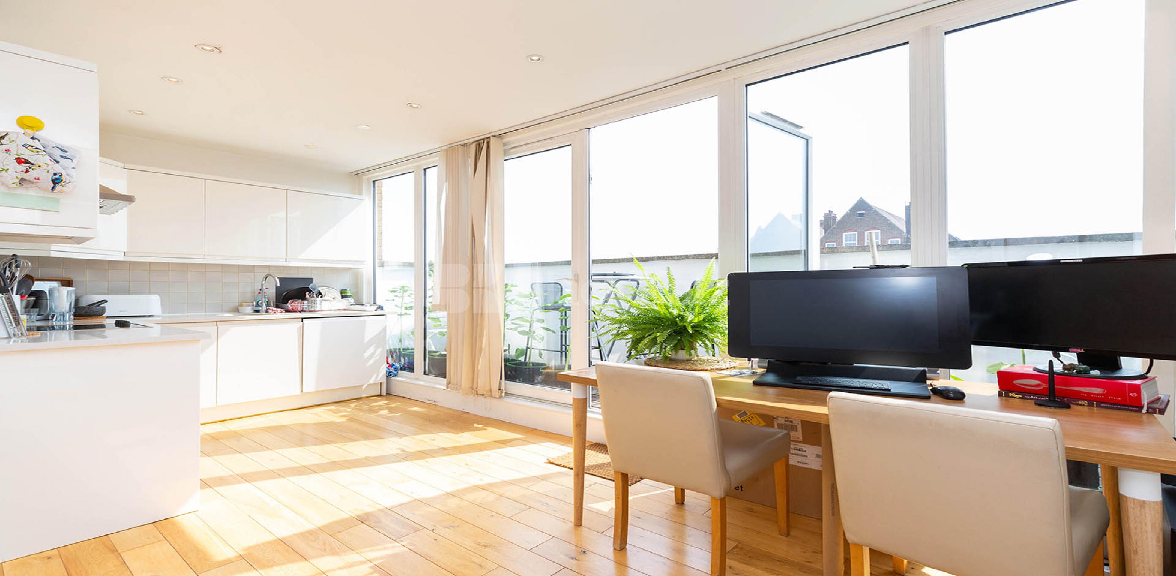 			WITH TERRACE, 1 Bedroom, 1 bath, 1 reception Apartment			 Balls Pond Road , CANONBURY-DALSTON N1